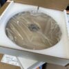 Sintered 600 grit lap- faceting counter clockwise 8”