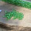Japanese 11/0 seed beads in silver lined light green color - 17 Grams