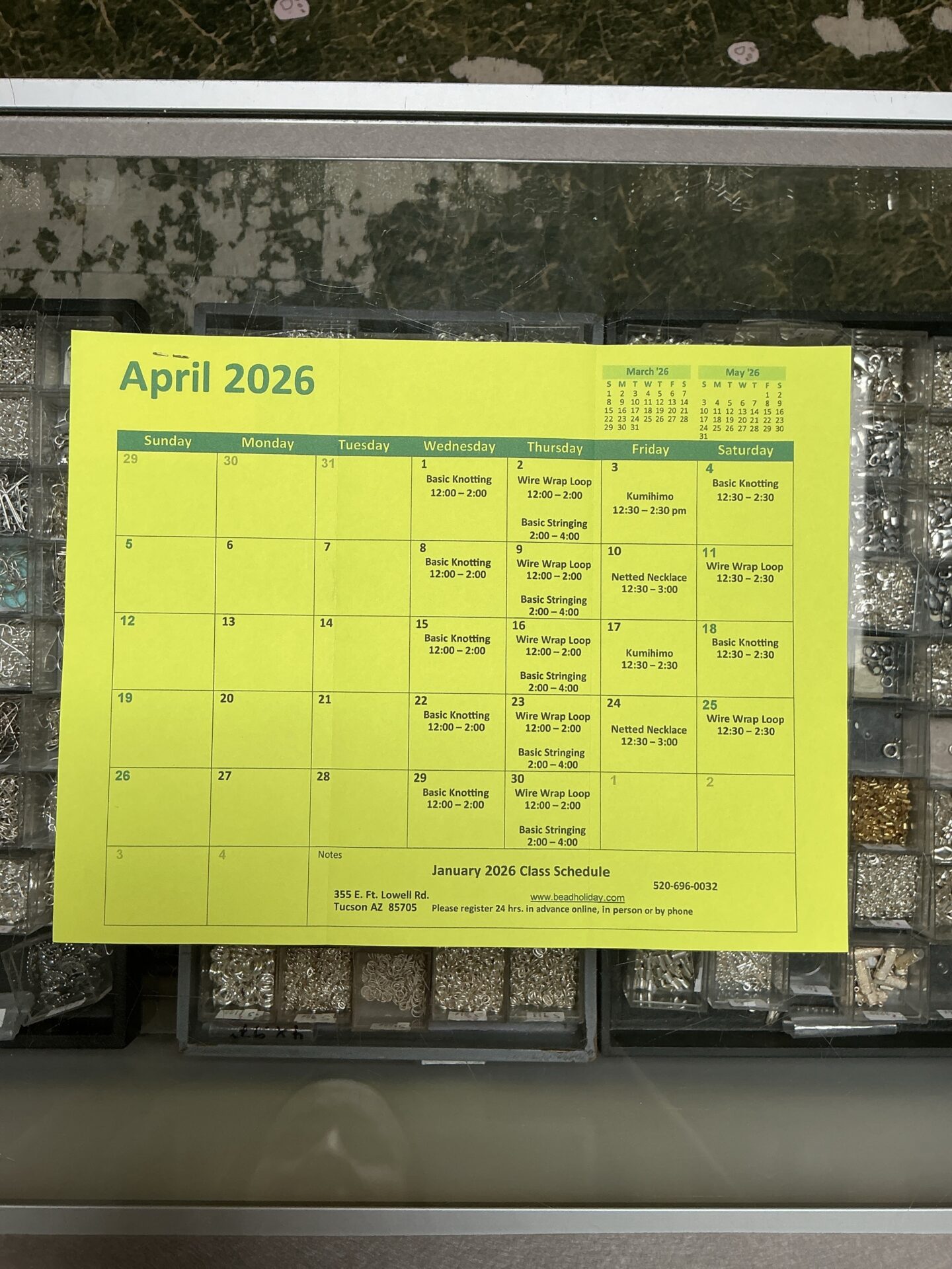 Basic knotting class