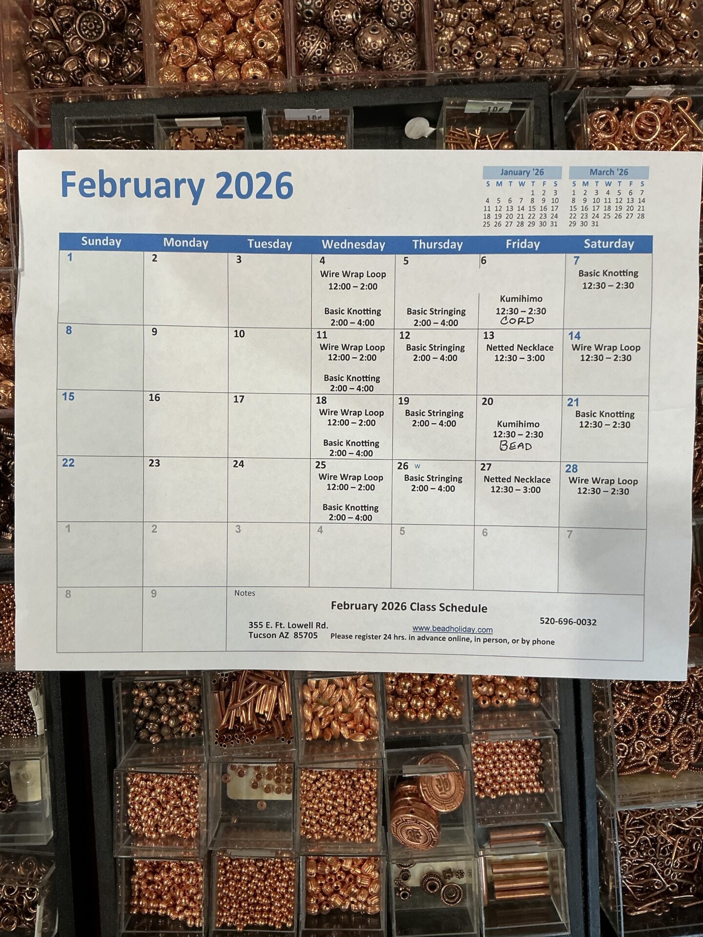 Kumihimo cord braiding class