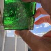 Lead glass Emerald color for Faceting 379g 1/2 brick LGE1 - Image 2