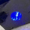 Lead glass Sapphire color for Faceting 396.6 1/2 brick LGS1 - Image 2
