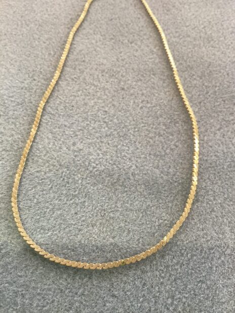 Vintage Gold Plated Serpentine Chain - Image 2