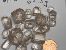 TA3 Topaz facet rough 65.5 grams