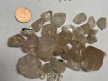 TA8 topaz facet rough. Cutting required/ some cloudy material. Bargain