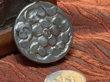 Buddhist conch shell pendant