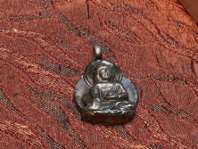 Buddha Pendant Buddhist Sterling Silver (Bud-103)