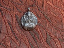 Avalokiteshvara Sterling Silver Pendant Buddhist (Bud-102)